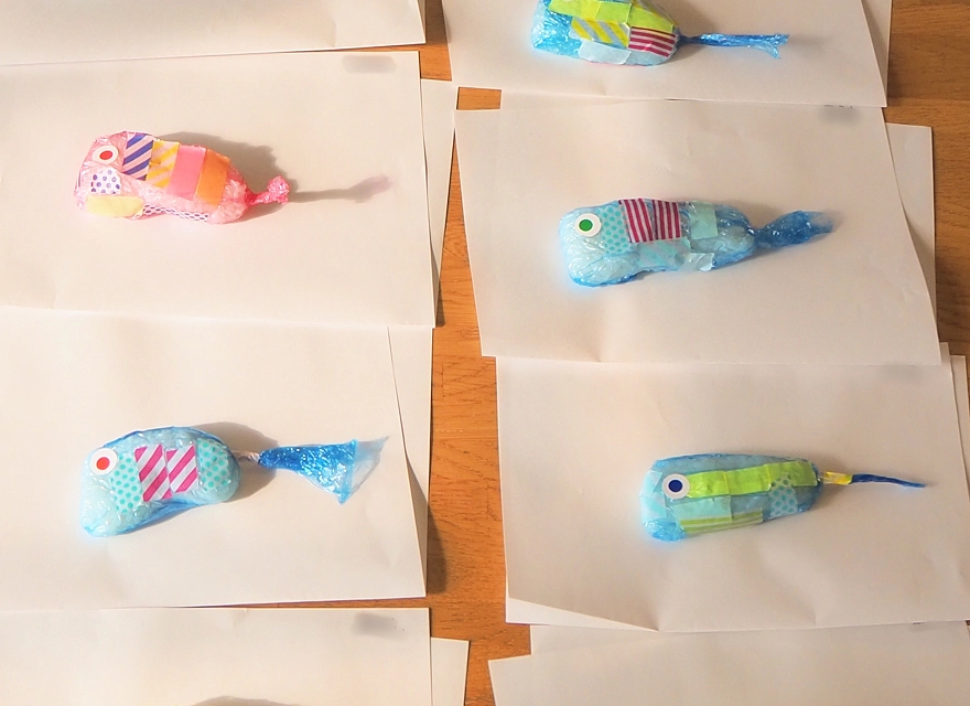 川魚？海の魚？の様子